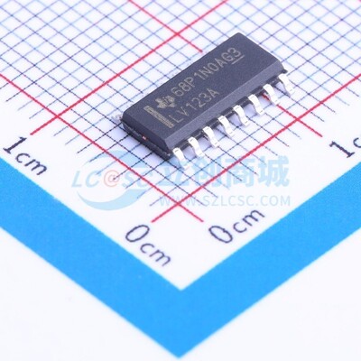 单稳态多谐振荡器 SN74LV123ADR SOIC-16 TI/德州 电子元器件配单