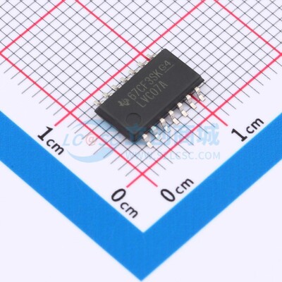 缓冲器/驱动器/收发器 SN74LVC07ANSR SOP-14 TI/德州 电子元器件