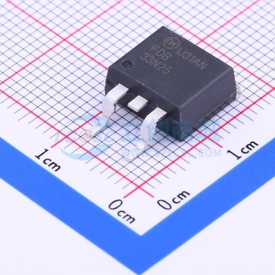 场效应管(MOSFET) FDB33N25TM TO-263 onsemi(安森美) 电子元器件