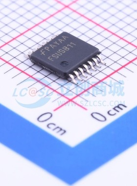 模拟开关/多路复用器 FSUSB11MTCX TSSOP-14 onsemi(安森美)
