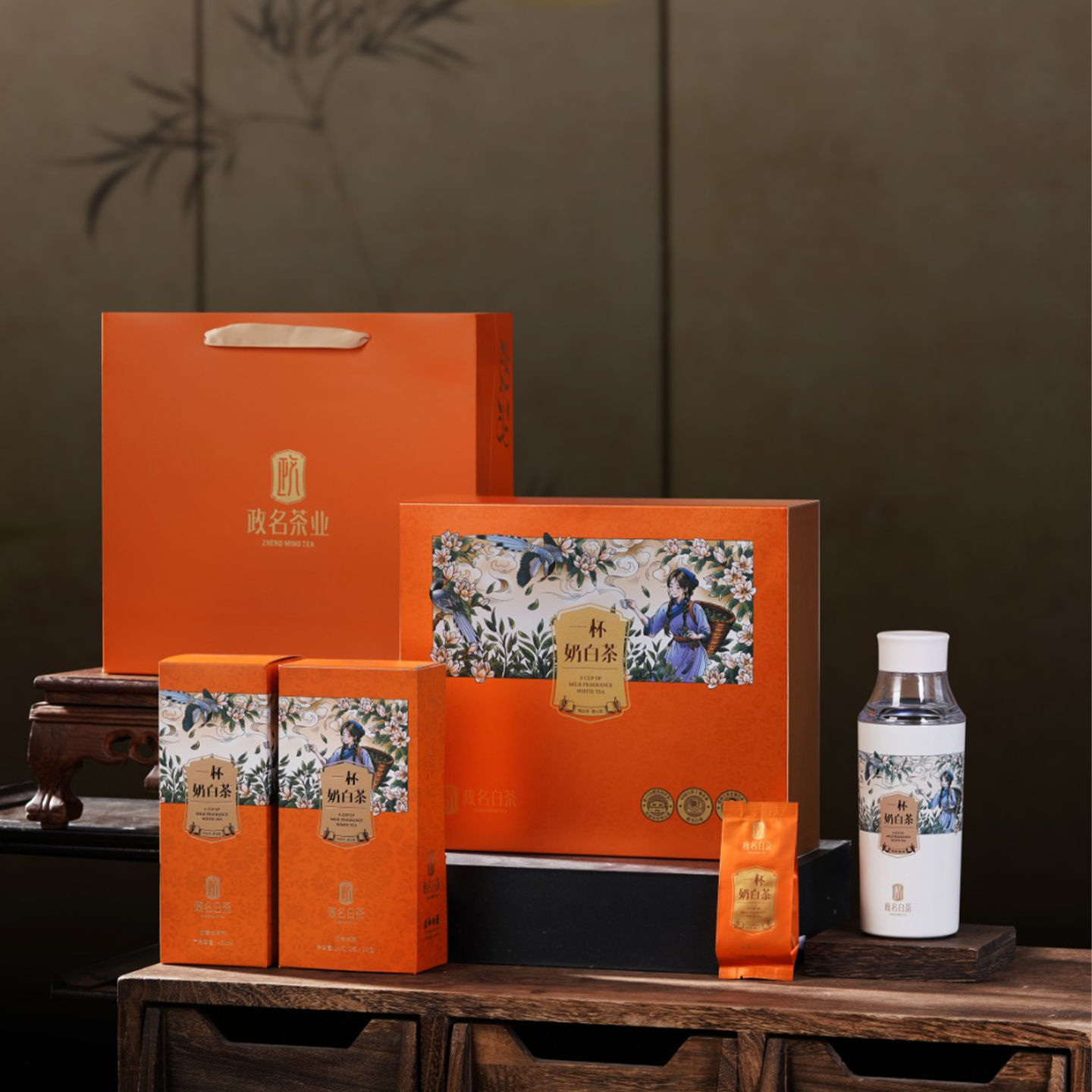 【新品】一杯奶白茶 2025 一级寿眉 余步贵政和白茶 24g礼盒装