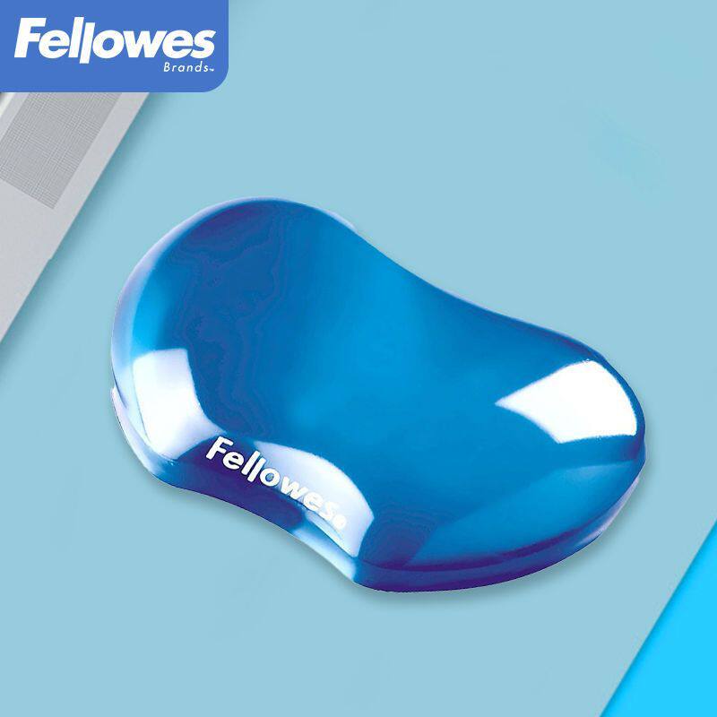 范罗士(Fellowes)办公游戏防滑鼠标垫人体工学腕托Q弹硅胶护腕垫