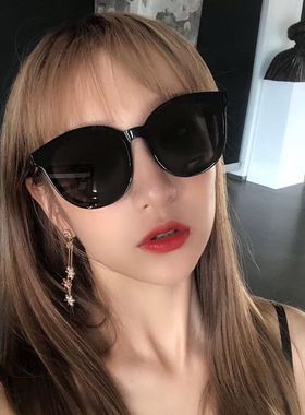 墨镜前卫风太阳眼镜迪丽热巴同款