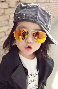 亲子儿童潮人太阳眼镜小辣椒同款墨镜母子花样姐姐林志玲太阳镜
