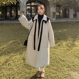 现货披肩可脱卸三色呢大衣外套女283-28318-P185-K268，女装毛呢外套，浙宝283