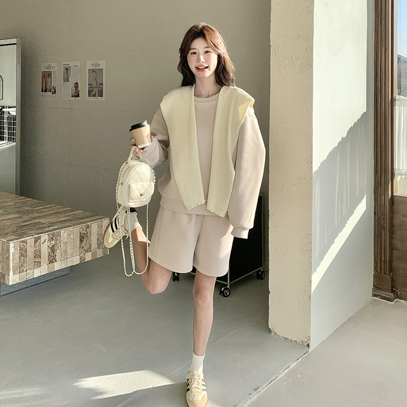 披肩卫衣套装三件套2B143-25012-P150-K228,女装套装/套裙,2B143