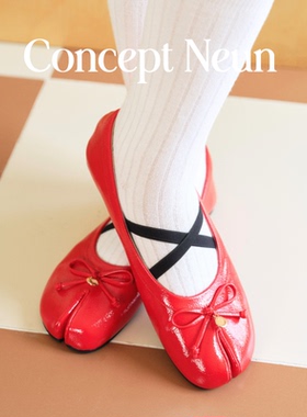 Concept Neun新品Capri系列分趾芭蕾玛丽珍鞋女甜美日系柔软