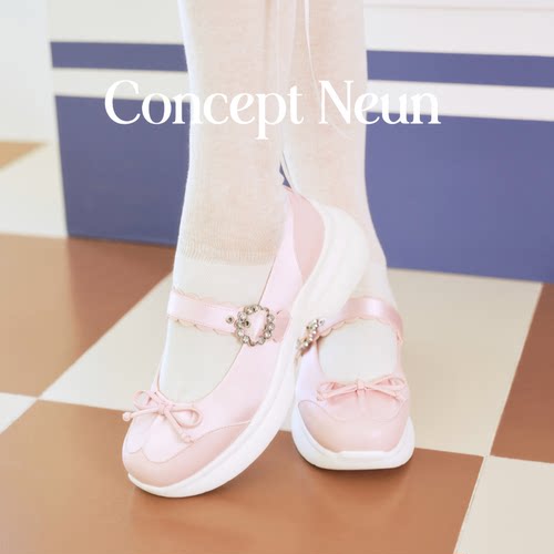 Concept Neun Capri系列厚底芭蕾玛丽珍鞋女甜美日系运动