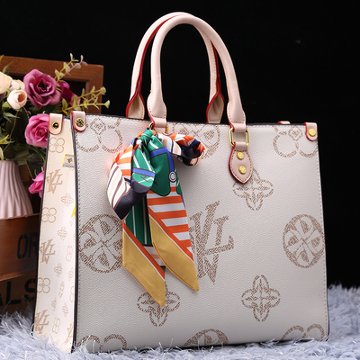 正品品牌女士托特真皮手提大包