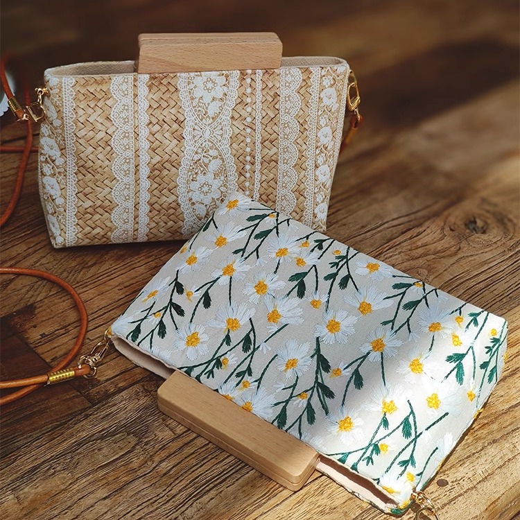 夏天的木夹片diy材料手工布艺