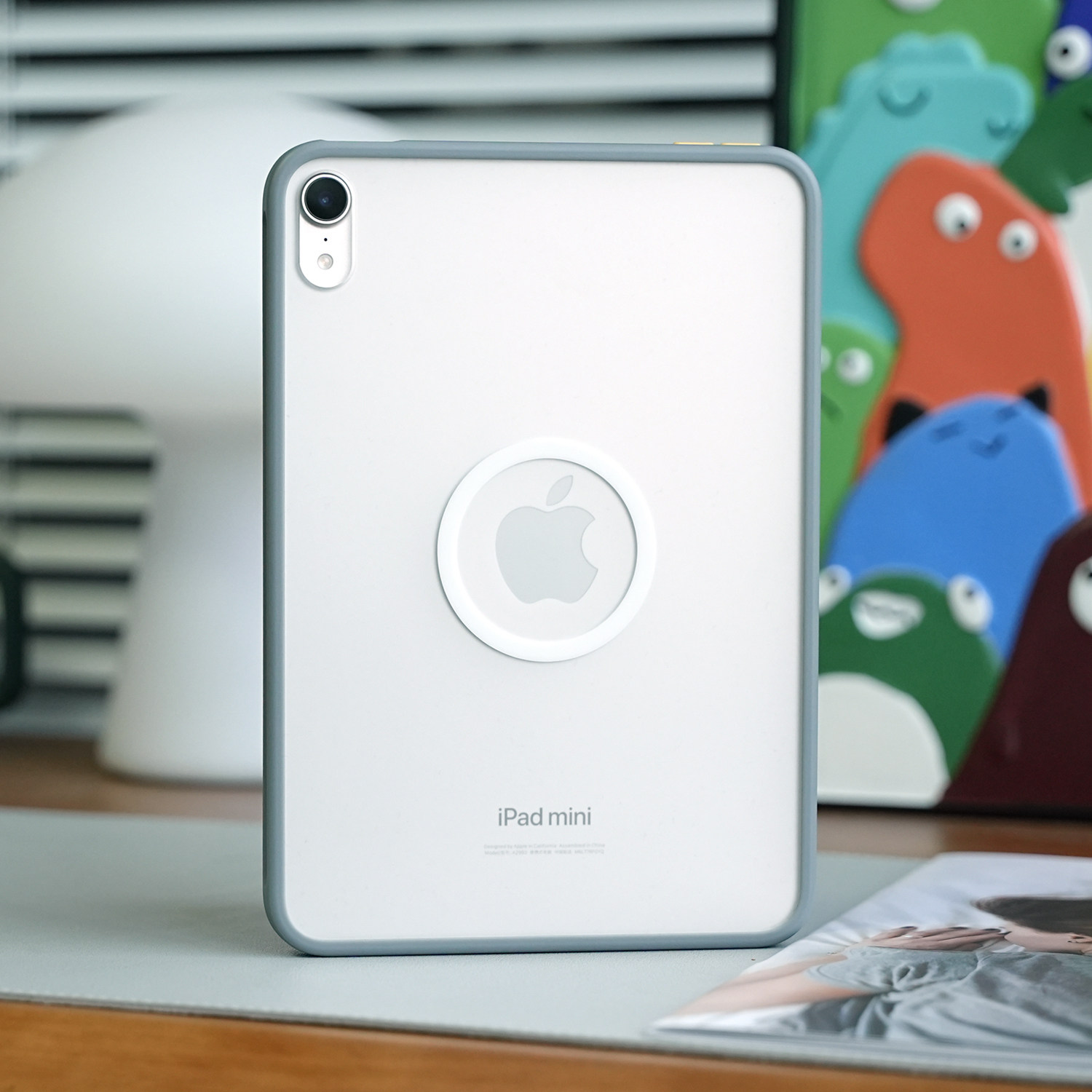 米斯登适用苹果iPad mini7撞色磨砂保护套mini平板magsafe磁吸保护套8.3寸软胶防摔简约透明无盖后壳笔槽新款,3C数码配件,平板电脑保护套/壳,淘宝优惠券,粉丝福利购,淘宝优惠卷