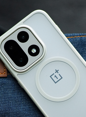 米斯登适用一加15肤感磨砂手机壳1+15全包软胶边框气囊防摔magsafe磁吸保护套Ace6简约透明高档灰色男女新款s