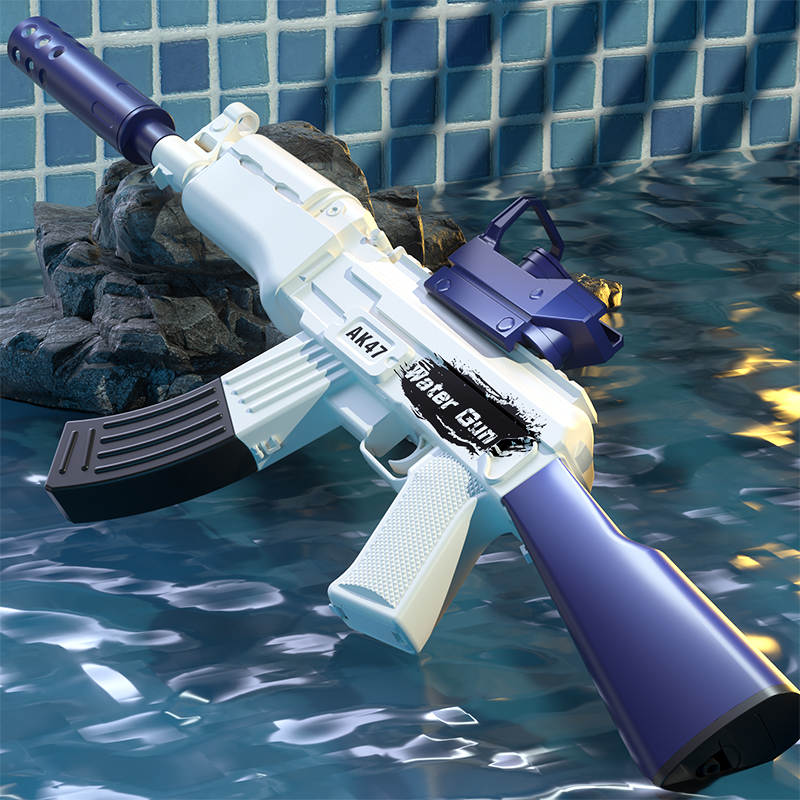 电动玩具AK47水枪泼水节装备