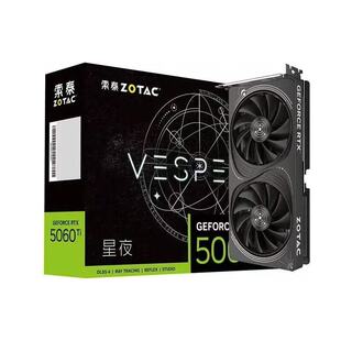 索泰RTX 5060Ti 8GB 星夜 0C 1080P 高画质主力游戏卡