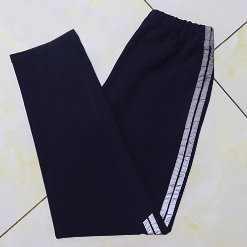 运动宽松反光条校服裤子可定制