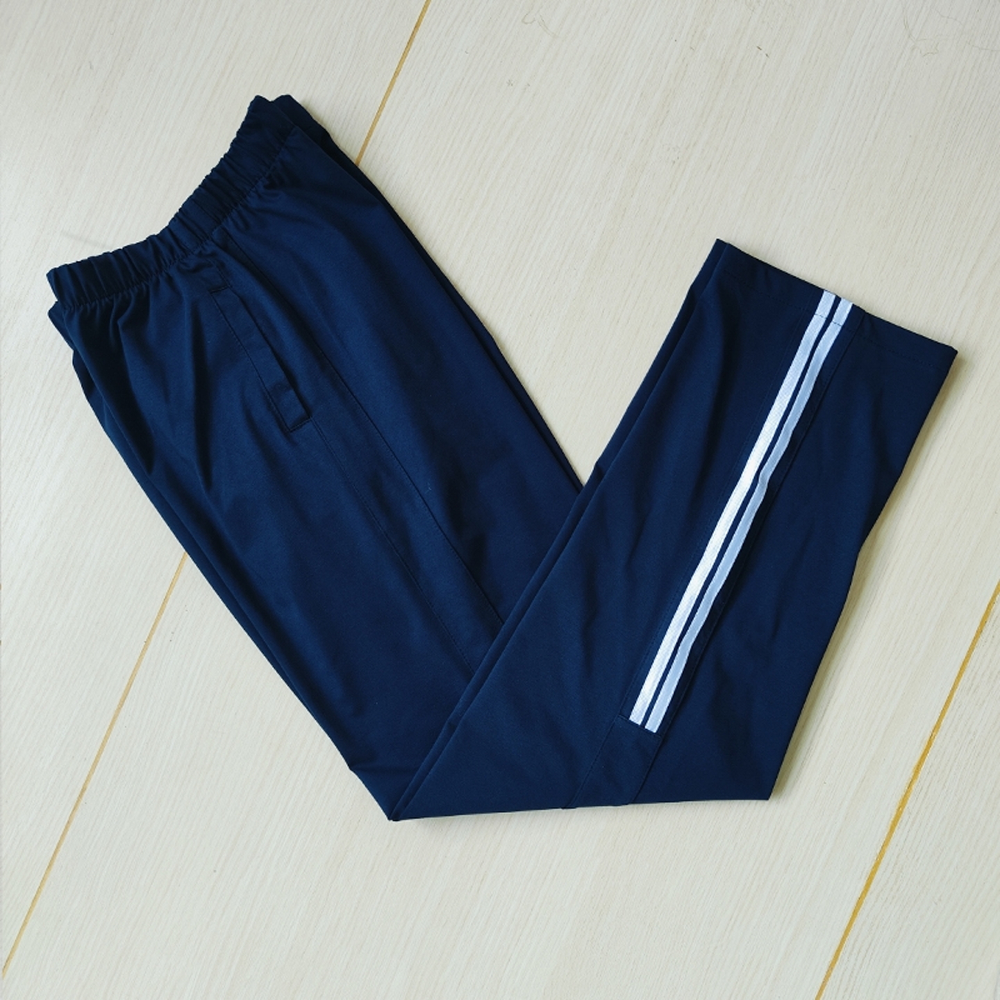 藏蓝学生校服长裤子四季款可定做