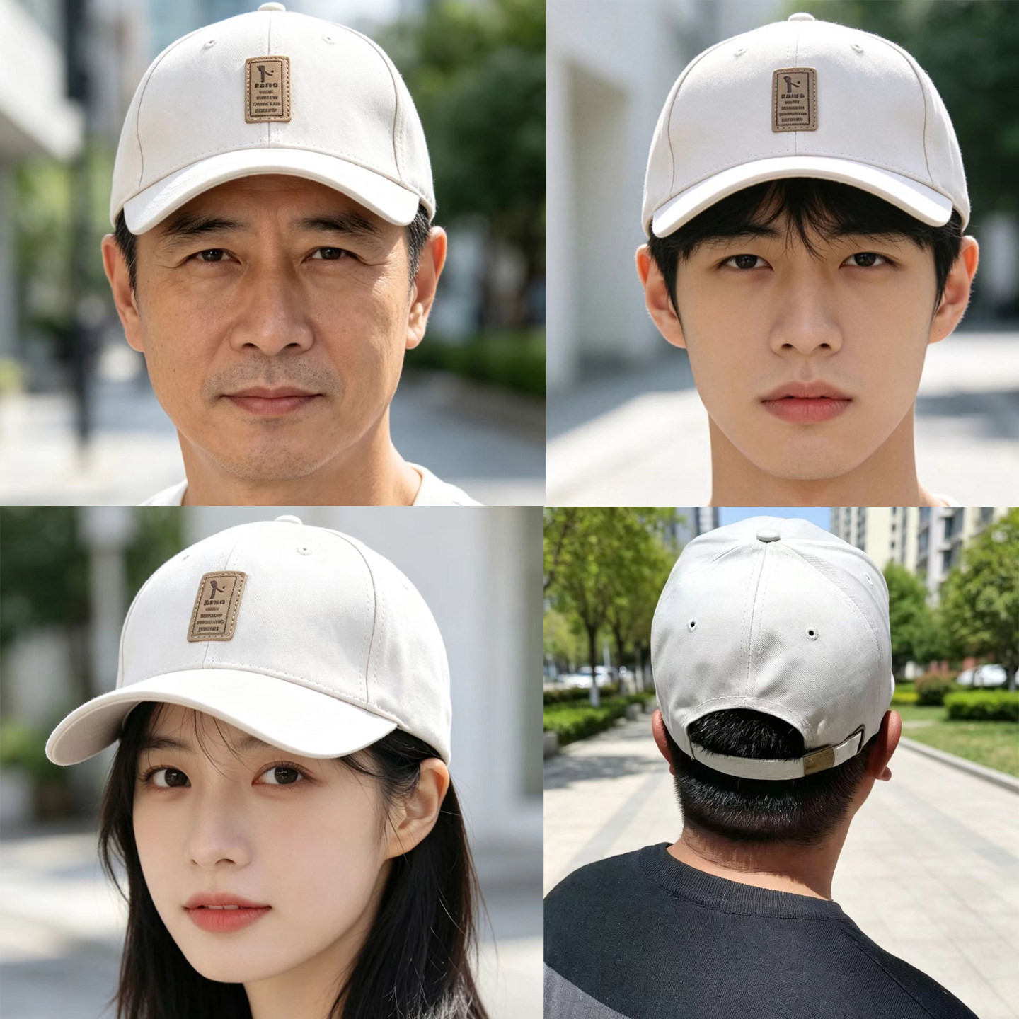 棒球帽遮阳帽男帽子女帽米色卡其色鸭舌帽秋季大人帽子按编号下单