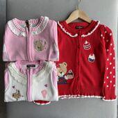 儿童纯棉毛衣针织开衫 秋冬装 女童小中童甜美可爱长袖 童装 外套 新款