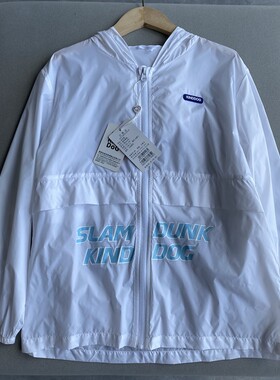 夏装新款中大童男童女童带帽长袖拉链开衫外套户外服皮肤衣防晒衣