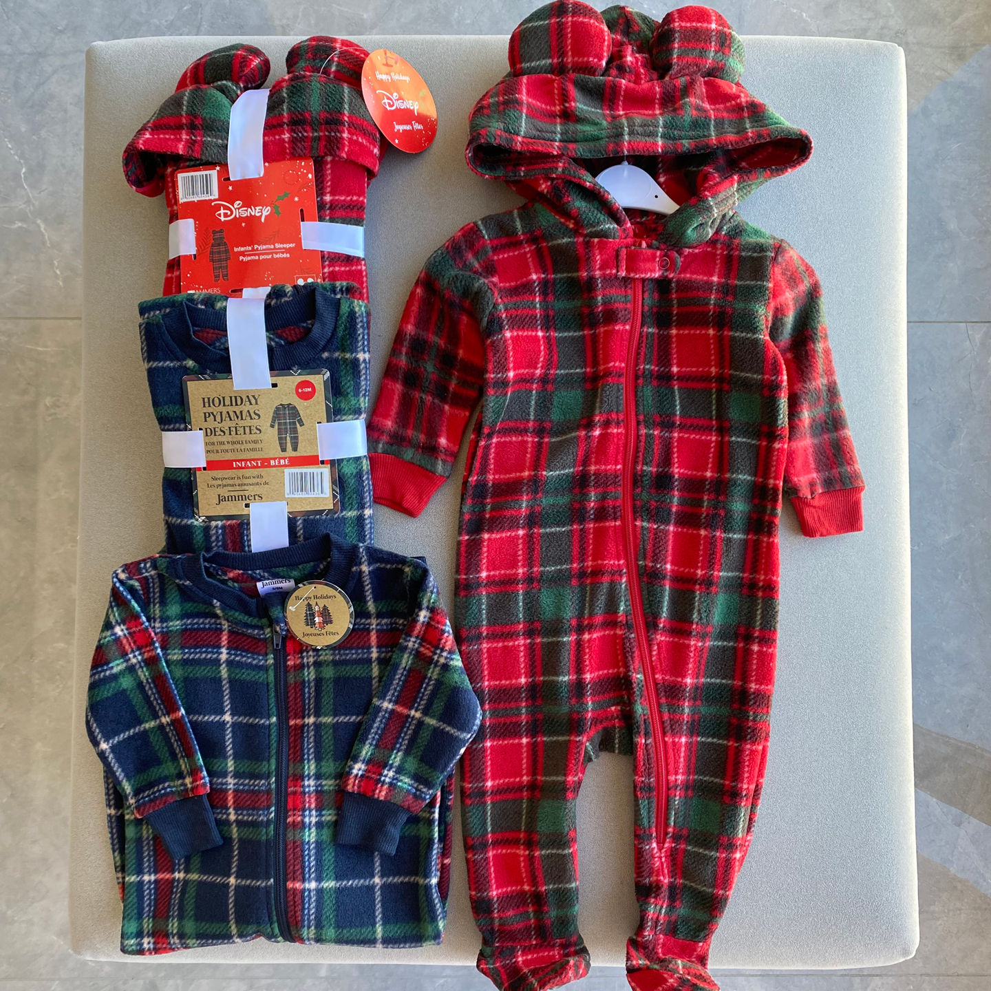 外贸原单秋冬装童装宝宝男童女童圣诞婴幼儿爬服哈衣连体衣连身衣