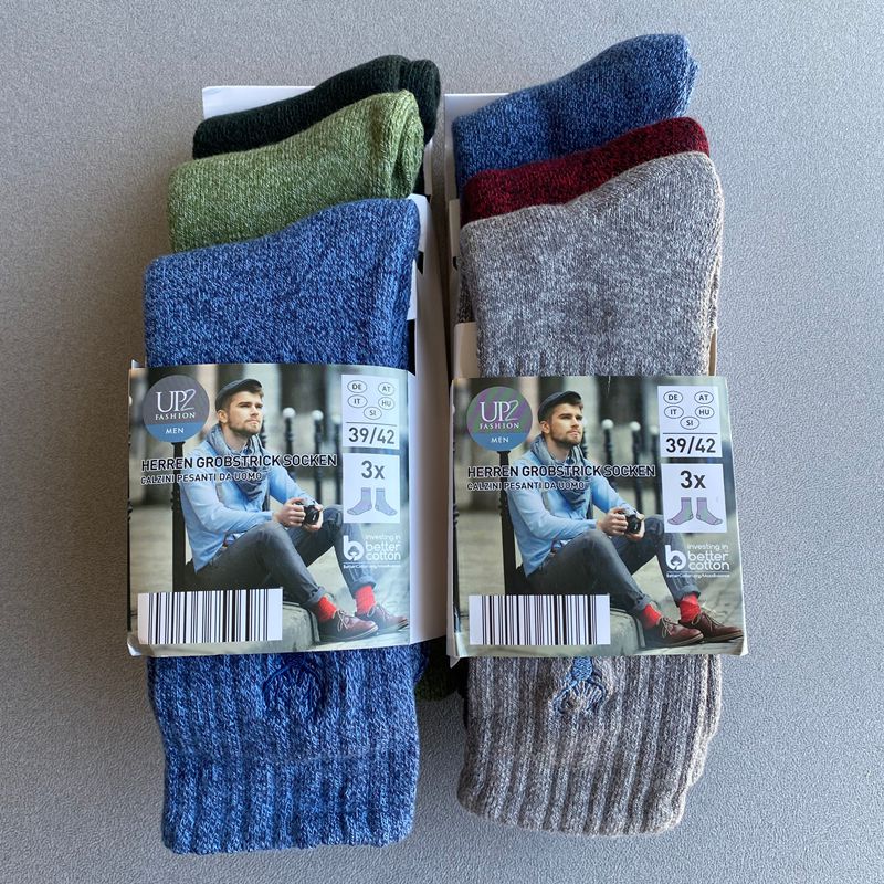 3双一卡价 外贸单秋冬季加厚保暖男士大童青少年中筒棉袜毛圈袜子