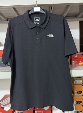 北面/TheNorthFace 男士夏季纯色户外休闲翻领POLO衫8EY7