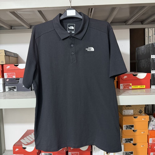 北面/TheNorthFace 男士夏季纯色户外休闲翻领POLO衫8EY7