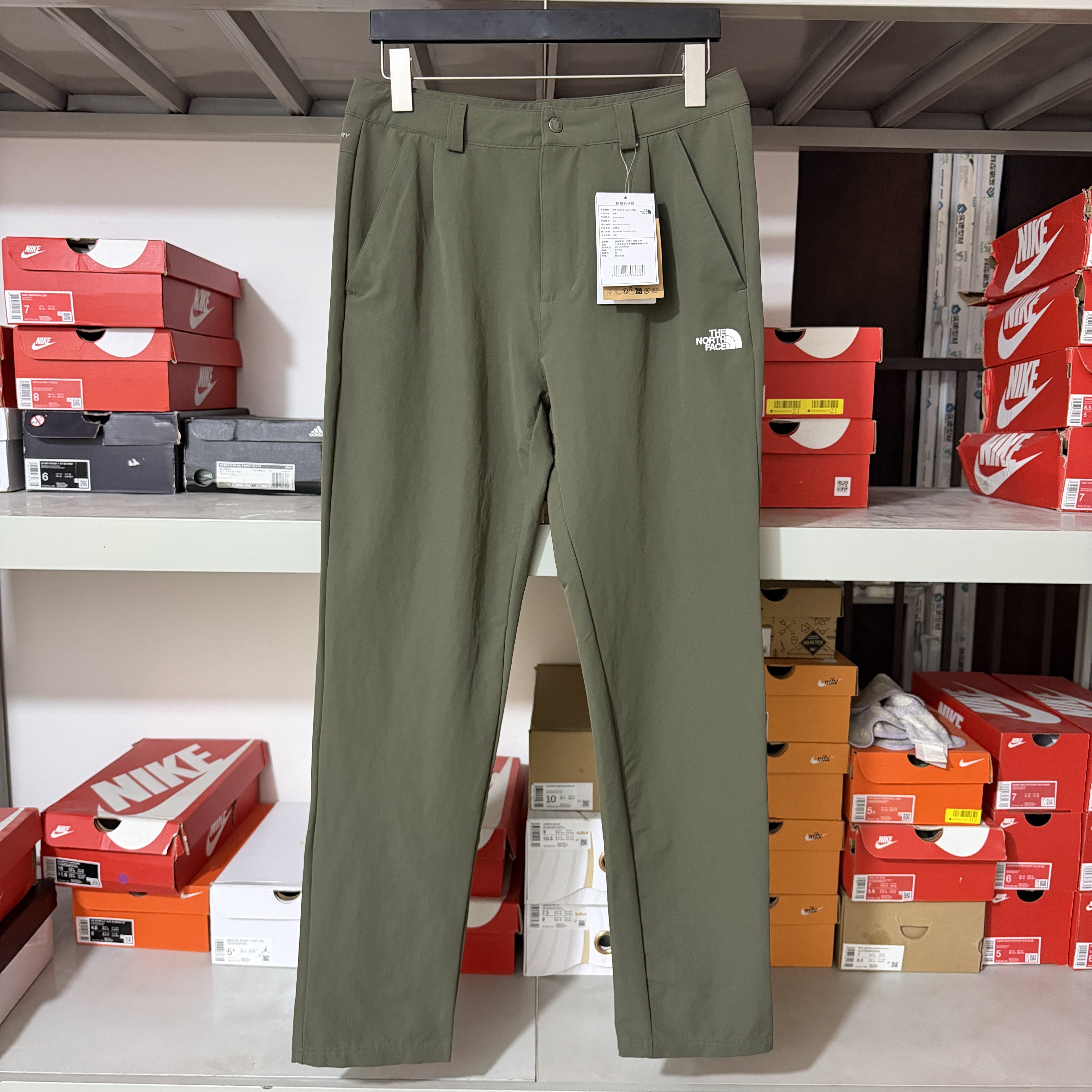 北面/TheNorthFace 男士户外运动速干休闲裤长裤春夏款8AV4 绿色图片