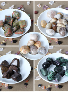 大颗粒疯狂玛瑙彩虹石蔷薇珊瑚玉紫云母方块黄玉古铜辉石滚红花绿