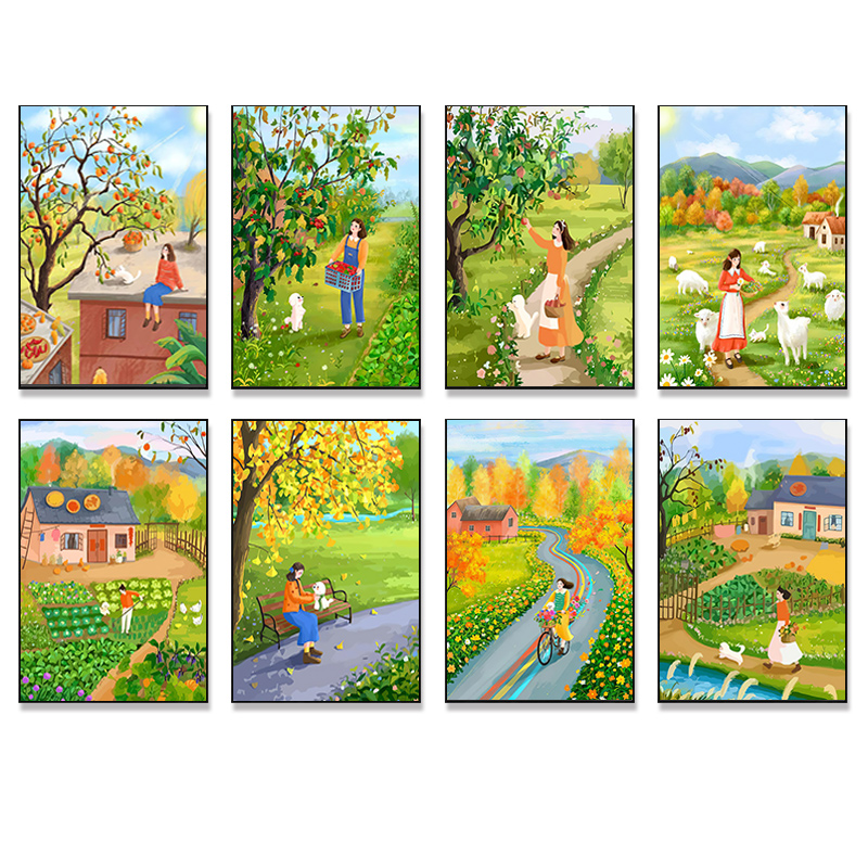 晴天画艺儿童房简约可定制清新