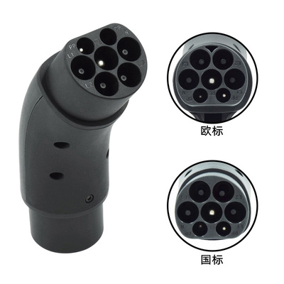 三相单相16A32AType2至GBT充电转换器适配器电动充电连接器转接头