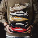 女薄底健身运动休闲板鞋 德训鞋 子 男生复古红色经典 马登极速赛车鞋