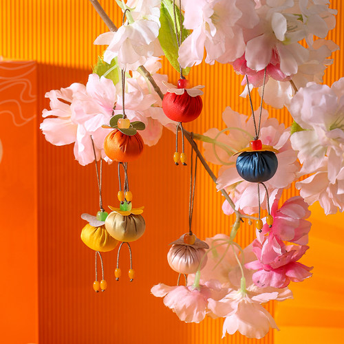 新年小礼品柿柿如意柿子香包