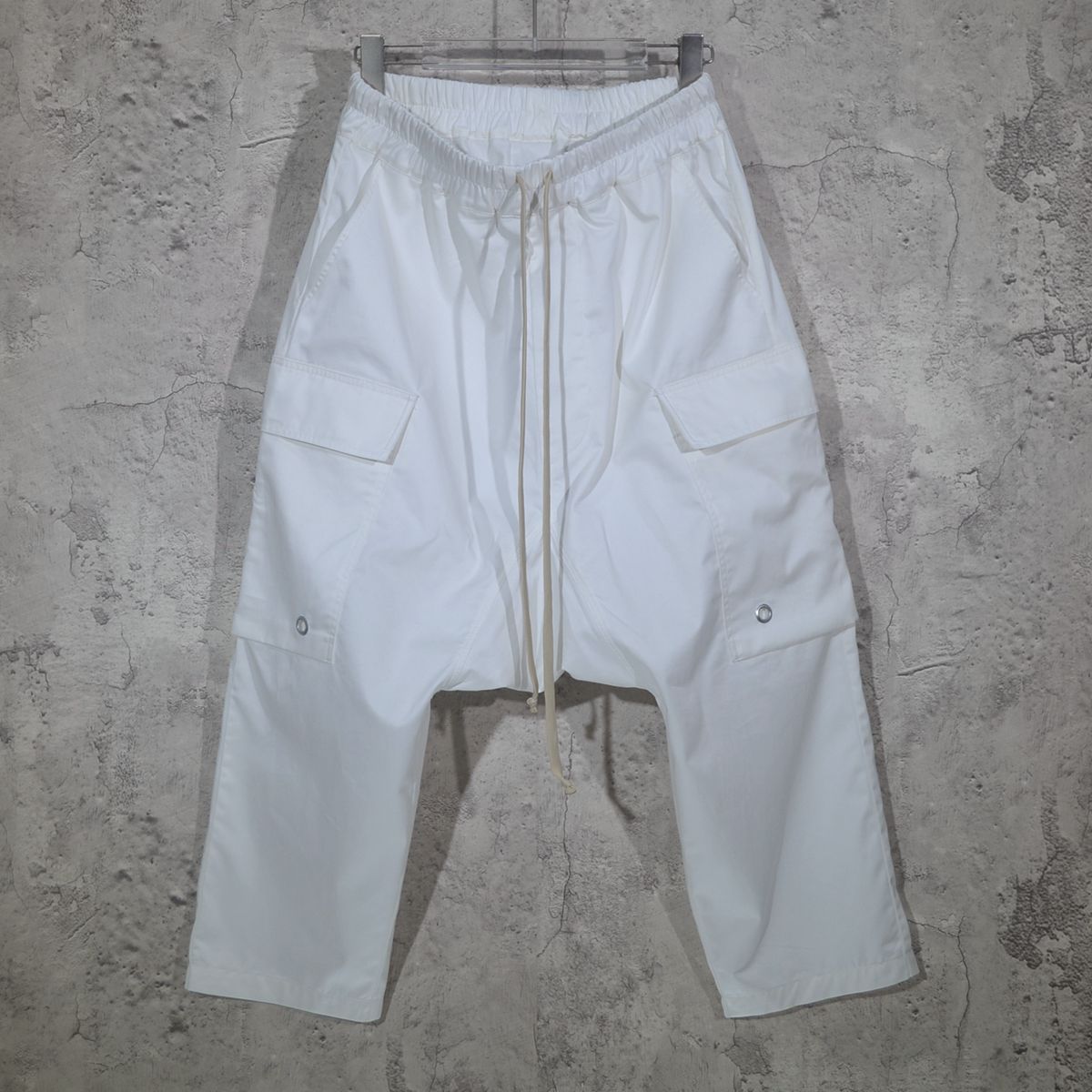 夏季新款RODarkshdwRick八分裤双侧口袋宽松型哈伦裤垮裤休闲裤男