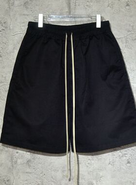 暗黑基础款阔腿短裤男ROdrkshdw短裤嘻哈宽松五分裤夏季