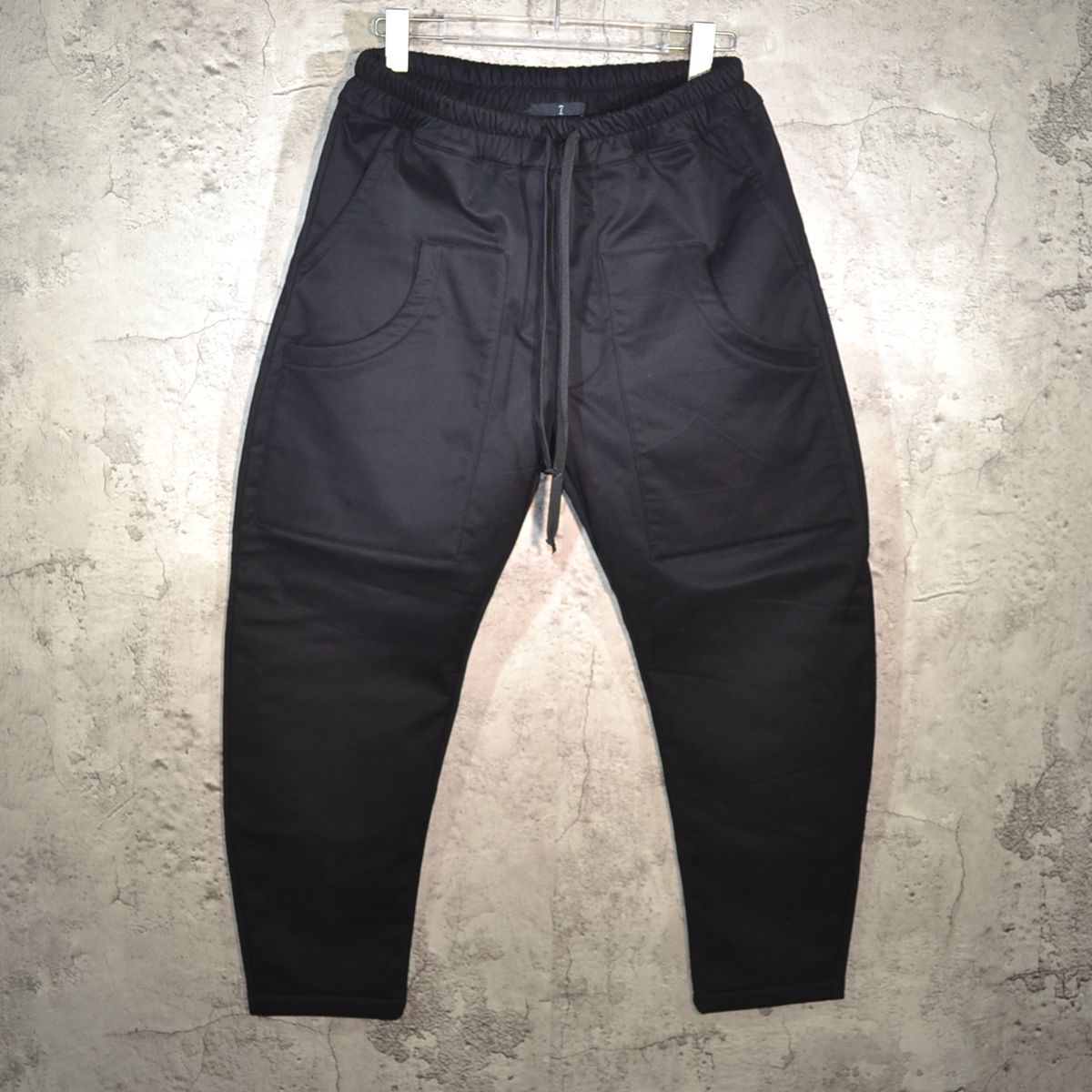 秋冬新款加绒加厚暗黑julius7bios立体剪裁弧形弯刀休闲裤长裤男