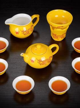 复古中式茶壶盖碗茶杯功夫茶具