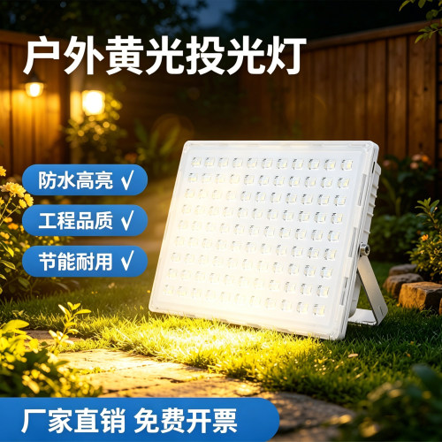 户外防水防雷100W高亮投光灯