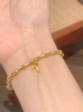 古法传承竹节手链复古节节高手串