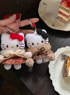 日本官方正品正版旗舰美拉德kitty猫包包挂件公主斗篷冬日公仔