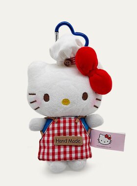 日本官方正品正版旗舰hellokitty包包挂饰毛绒公仔小玩偶背包礼物
