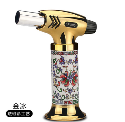 新款青花瓷可定火喷枪跨境内销中国风个性定制lighter