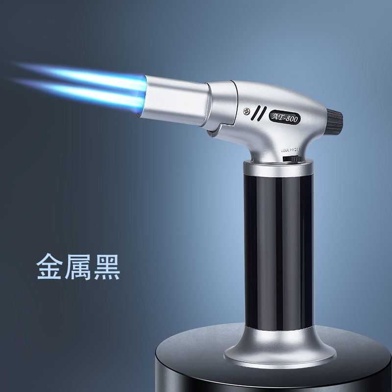 喷枪双火打火机直冲焊枪风喷火枪金属陶瓷高温焊接铜铝气焊枪跨境