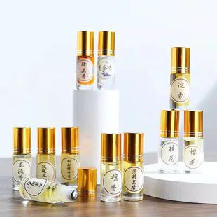 檀香车载香薰古风香礼抖音精油女士香水走滚珠瓶鹅梨降真沉香