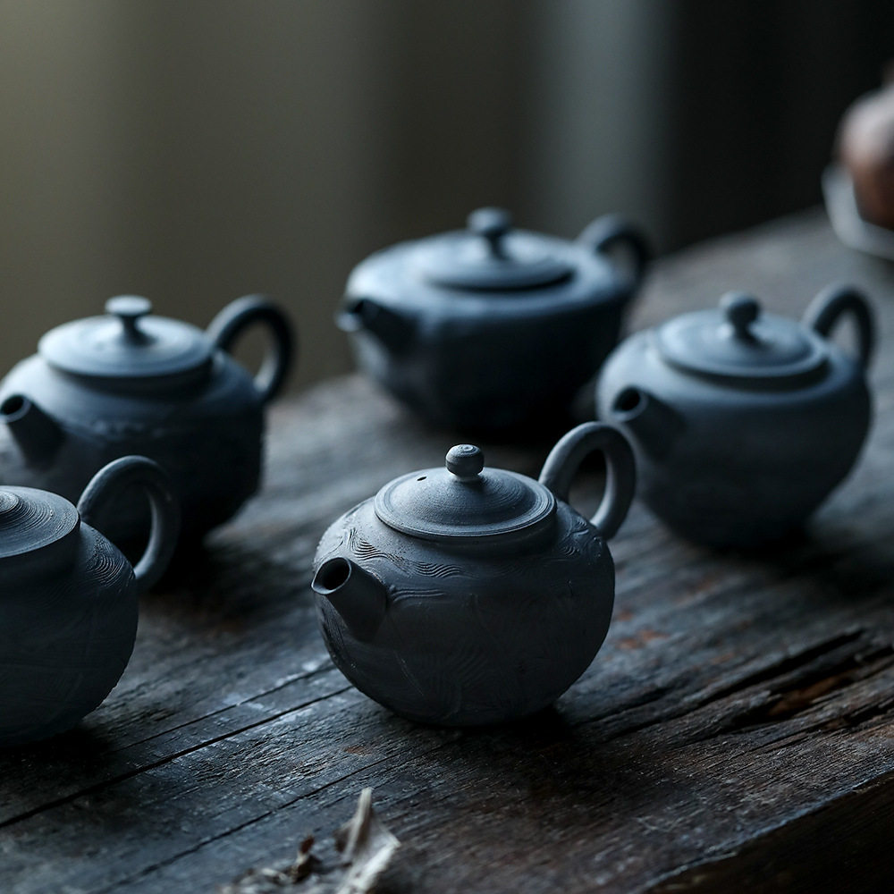 谌峰手作壶家用茶室器皿古朴中国风陶泥宝壶茶壶孤品一物一拍