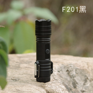 户外露营照明铝合强光电筒长时间密封防水充电双电弧小巧方便携带