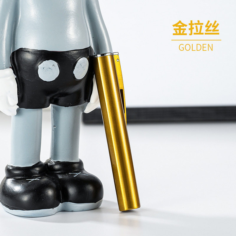 便携式点烟器新款金属火折子吹一吹打火机usb充电火折子跨境品