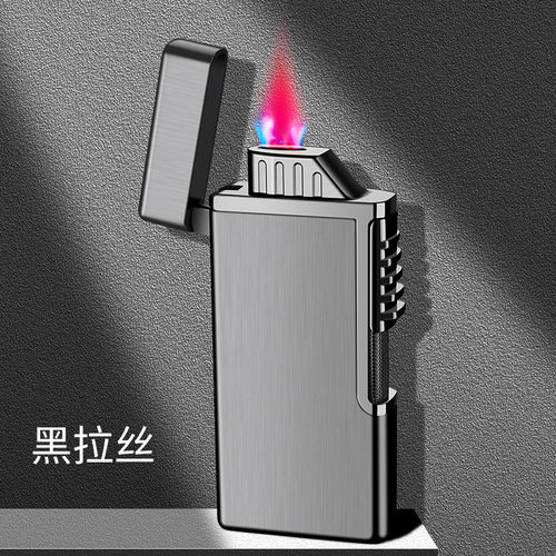 创意扁火直冲金属打火机可激光雕刻广告打火机HB230