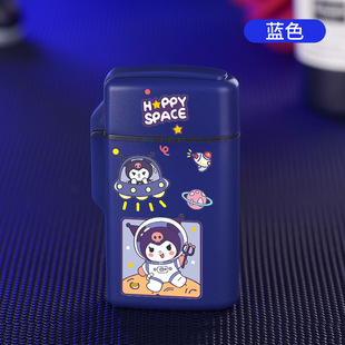 欧保OB929可爱卡通卡通双电弧电子脉冲打火机充电照明防风打火机