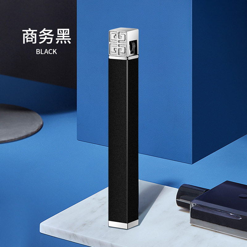 迷你纤薄长条砂轮明火打火机女士多色气体打火机广告礼品刻字